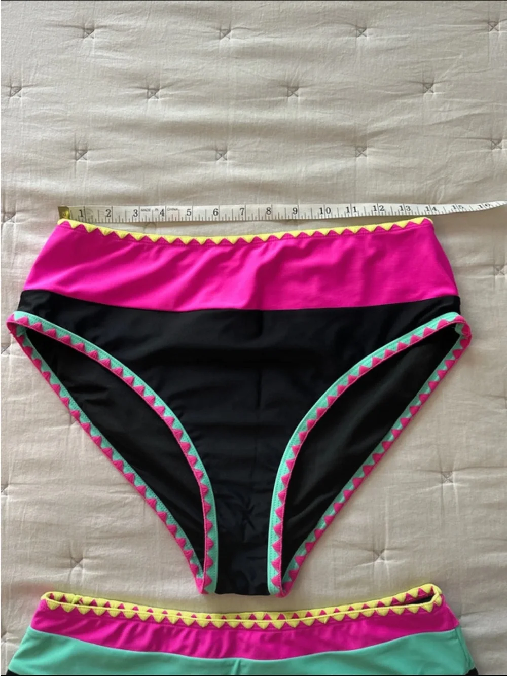 Popvil color block, swim bottoms and skirt